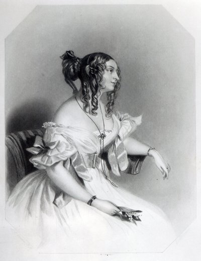 Teresa, Contessa Guiccioli by Alfred Edward Chalon